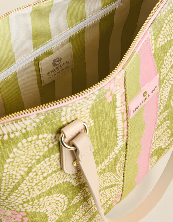 Zip Travel Tote Castillo Green Palms