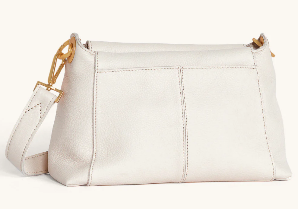 Bryan Medium Bag Calla Lily White/Brushed Gold