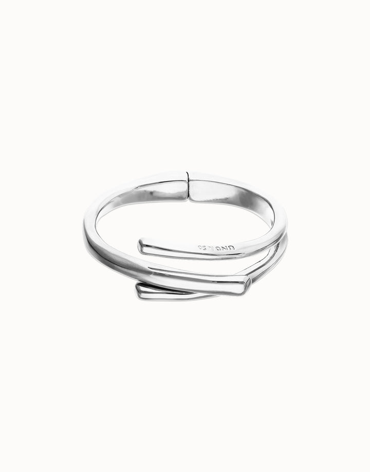 Roots Bangle Bracelet Silver