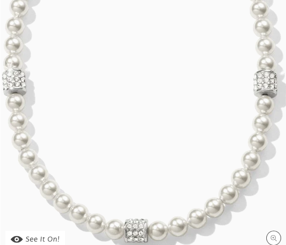 Meridian Petite Pearl Station Necklace