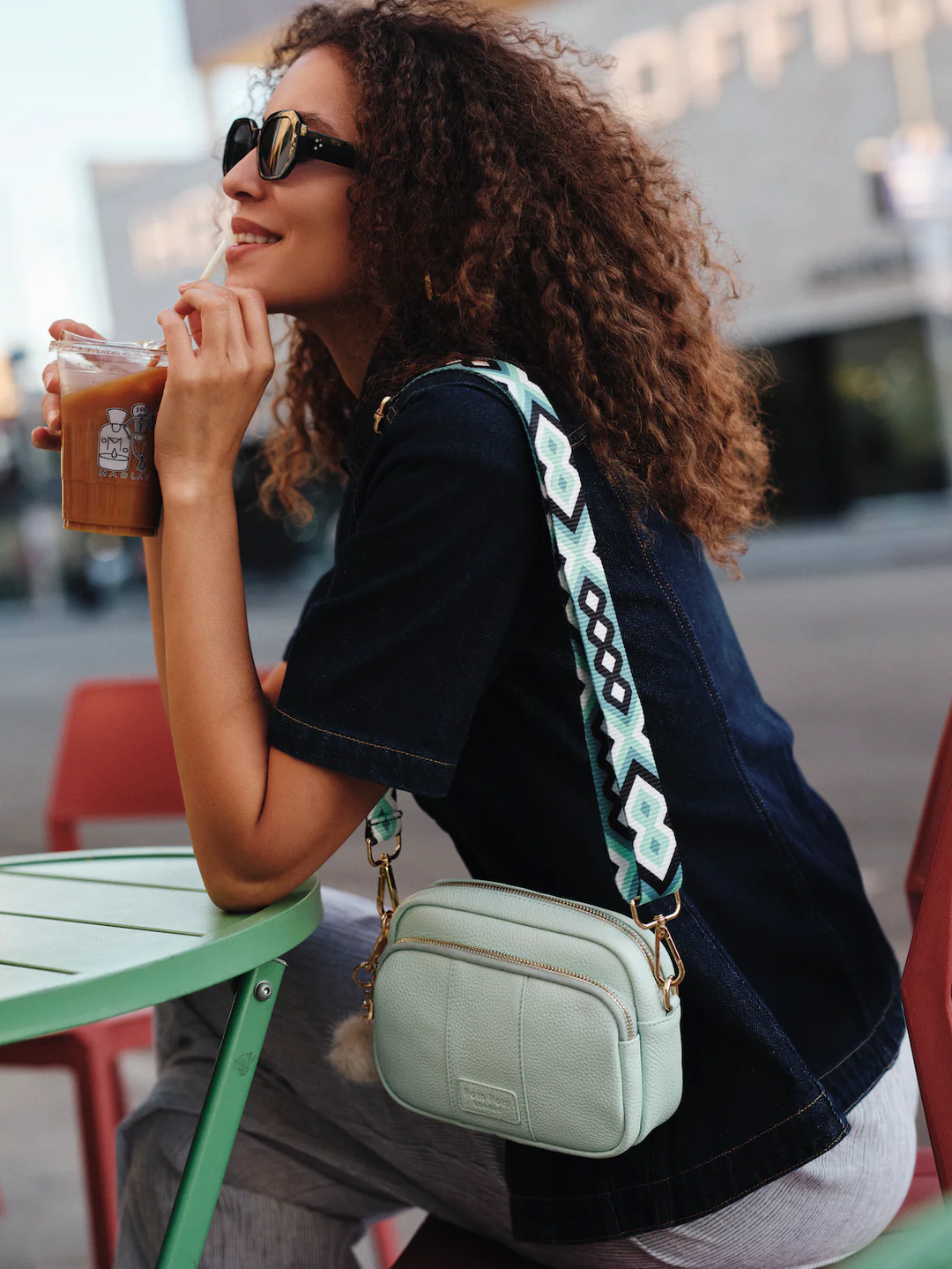 Pom Pom London Original Bag Spearmint