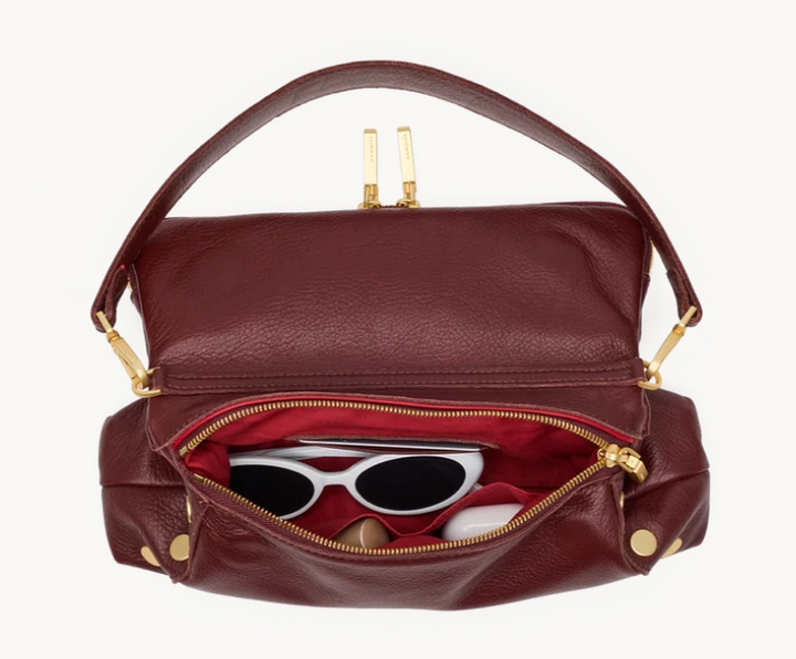 Beverly Medium Cherrywood Pebble Brushed Gold