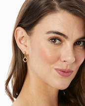 Amulet Post Earrings Gold