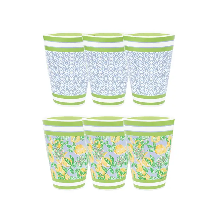 Pool Cups Lime Make Lemonade