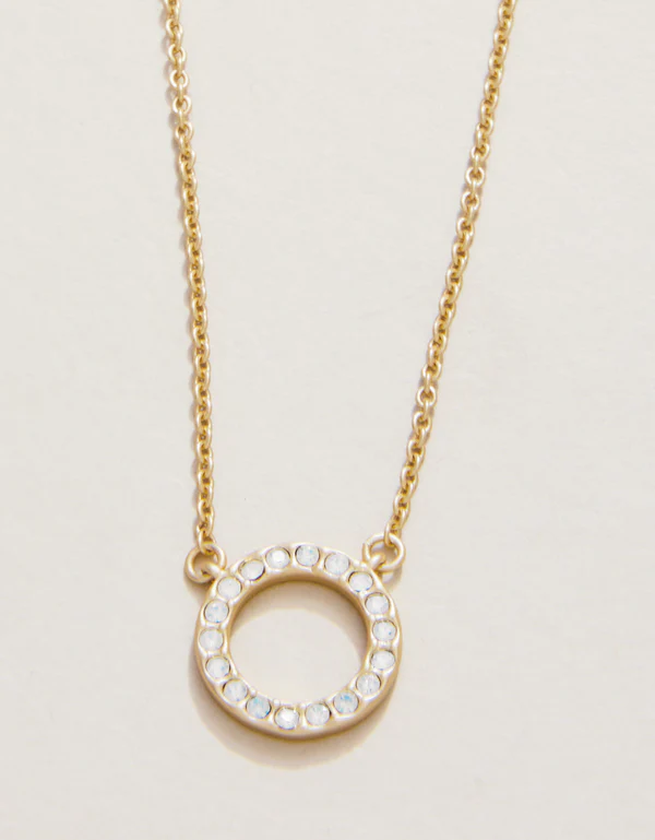 Sea La Vie Necklace 18 in Thankful/Ring Gold