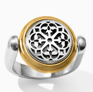 Ferrara 2 Tone Reversible Ring SZ 7