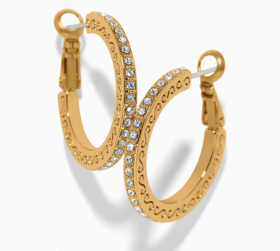 Meridian Thin Small Hoop Earrings Gold