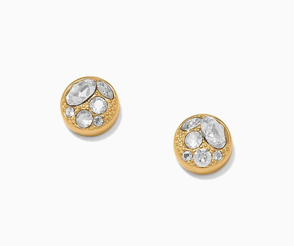 Trust Your Journey Gold Post Earrings