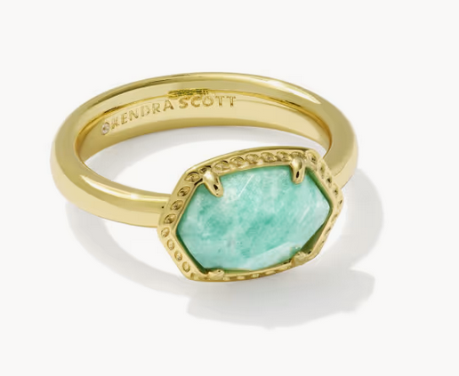 Daphne Frame Band Ring Gold