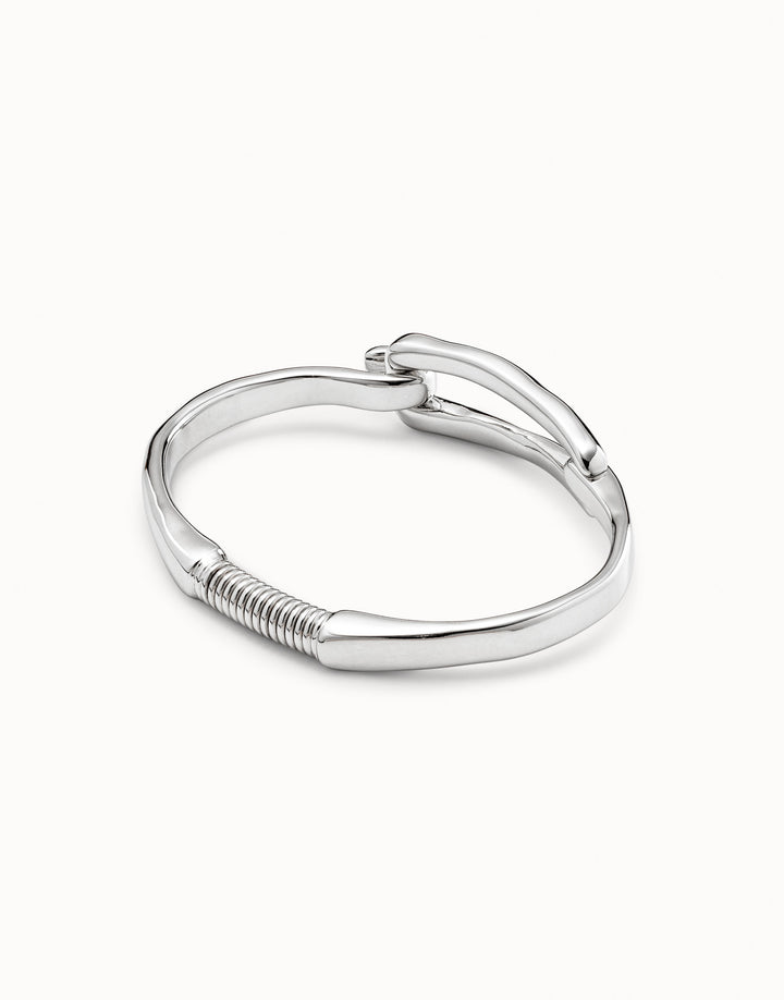 Tied Bangle Bracelet with Buckle