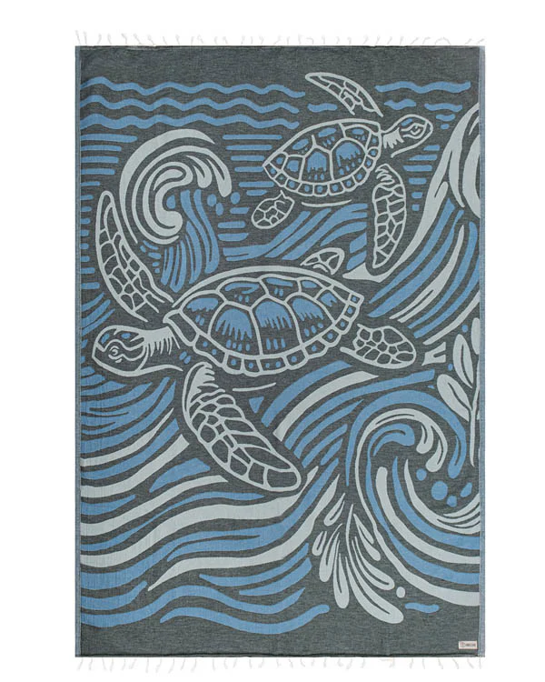 Tidal Turkish Beach Towel Large