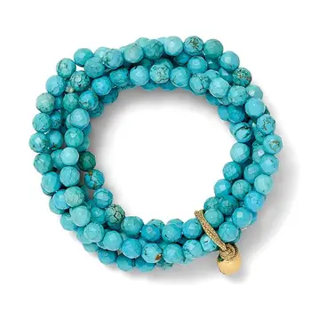 Turquoise Sally Stretch Bracelet