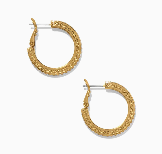 Meridian Thin Small Hoop Earrings Gold