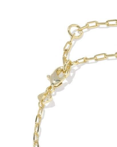 Elaina Luxe Chain Bracelet White CZ Gold