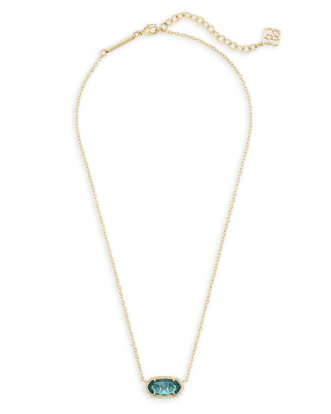 Elisa Necklace London Blue Gold