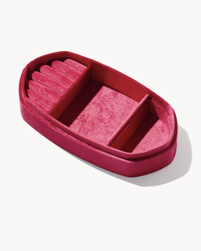 Danielle Medium Jewelry Case Berry Pink