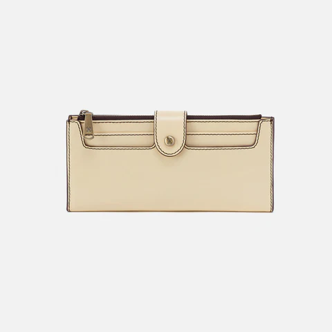 Dunn Continental Wallet Polished Leather Butter Yellow