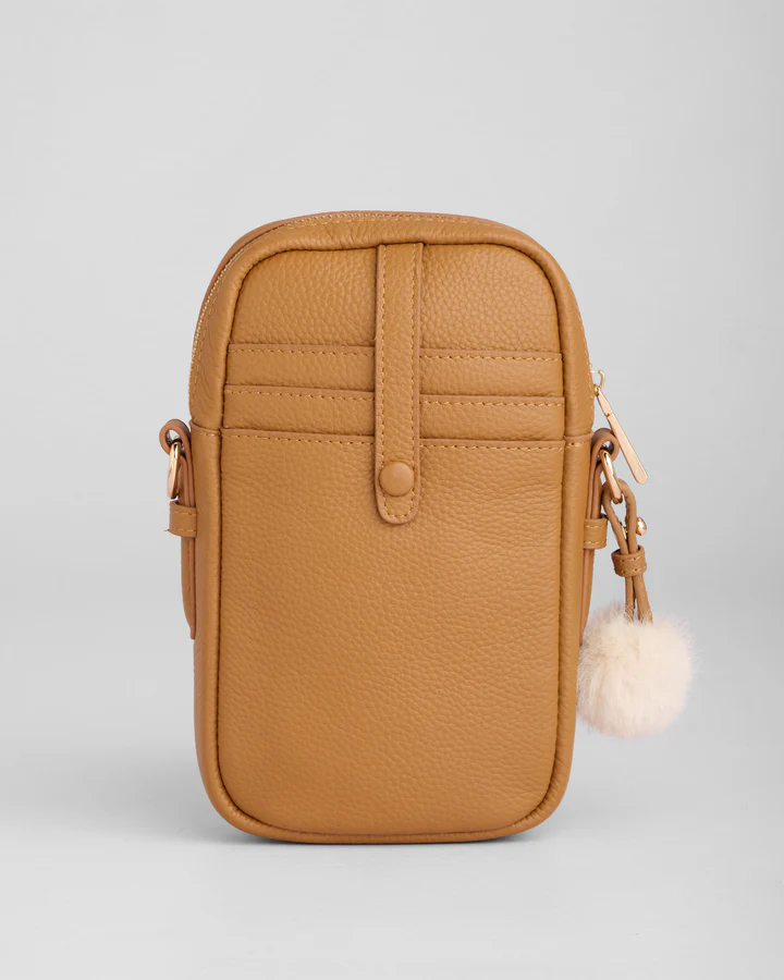 Eaton Phone  Bag Maple &amp; Stone