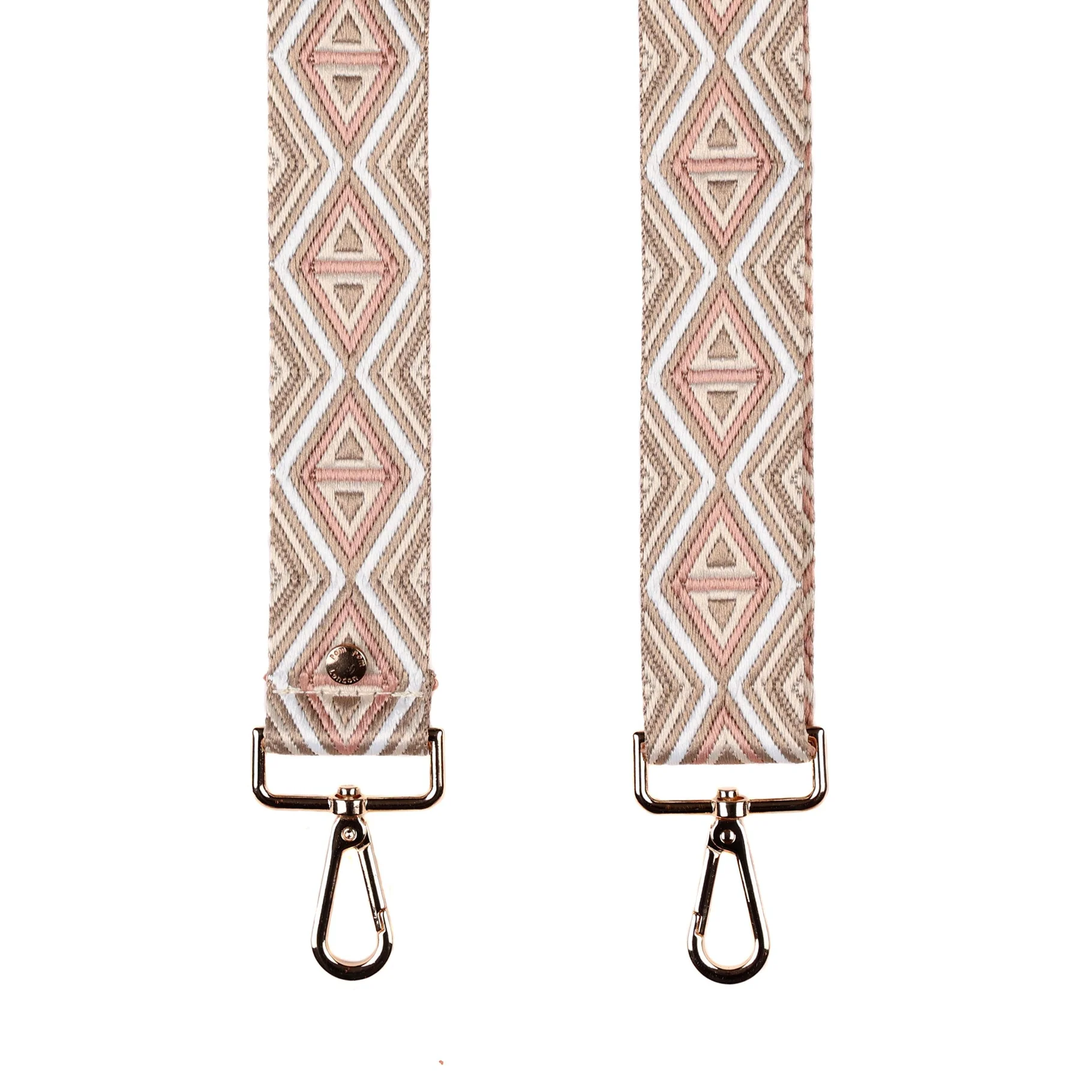 Pom Pom Strap Toffee Mosaic