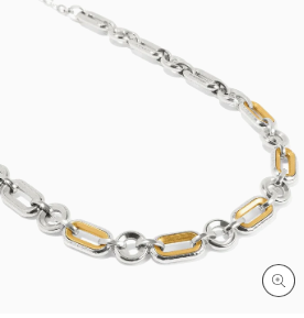 Ferrara Medici Link Two Tone Necklace