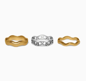 Inner Circle Trio Rings Gold/Silver