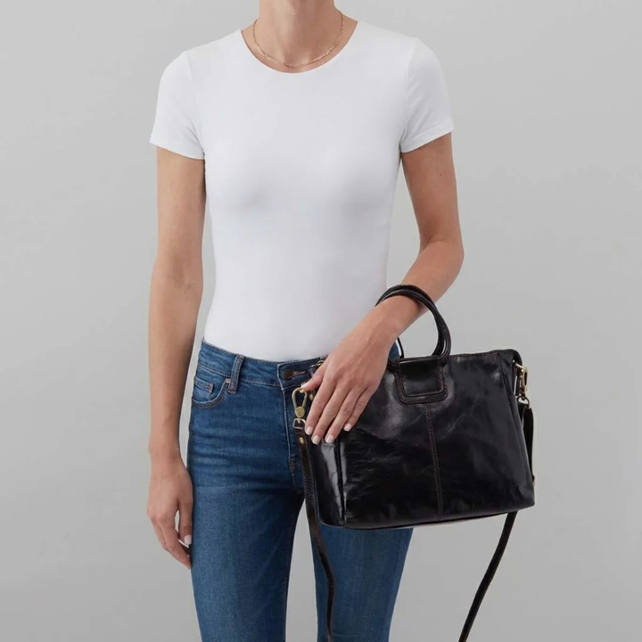 Sheila Medium Satchel Black