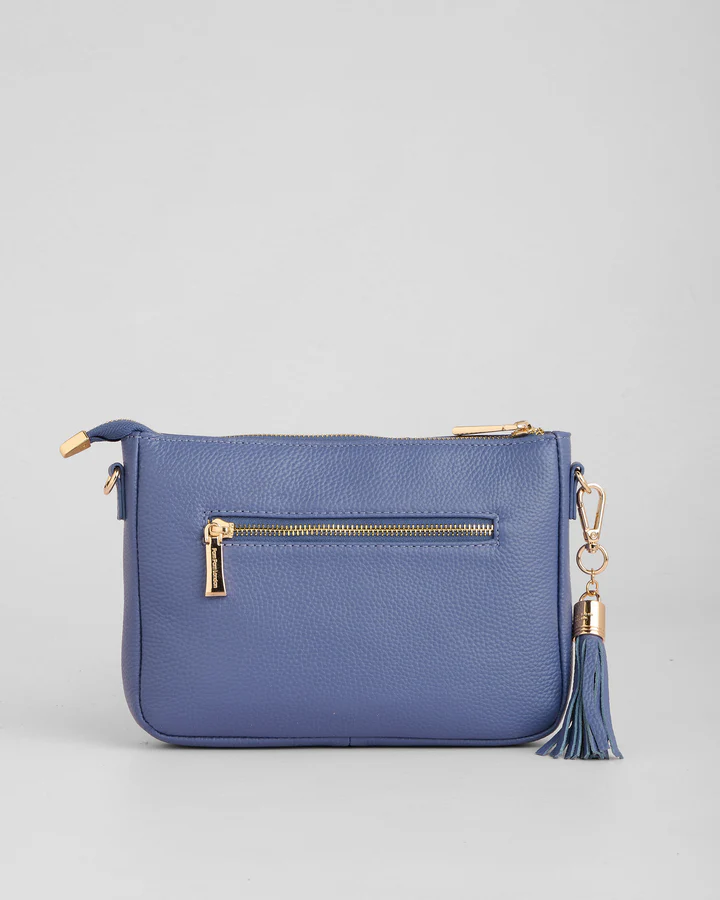 Pom Pom London City Slim Bag Lupin Blue