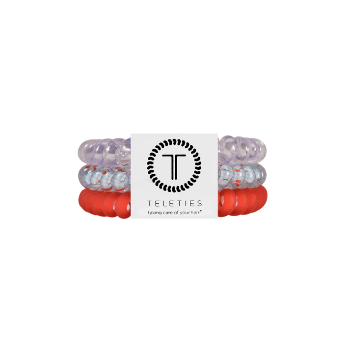 3 Pack Small Hair Ties Basket of Cherries
