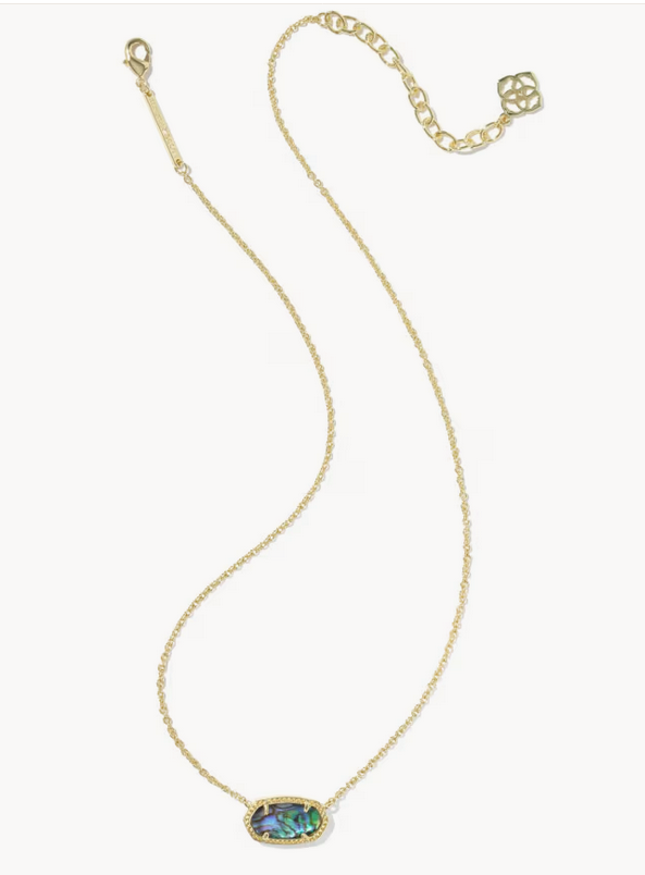 Elisa Necklace Abalone Shell Gold