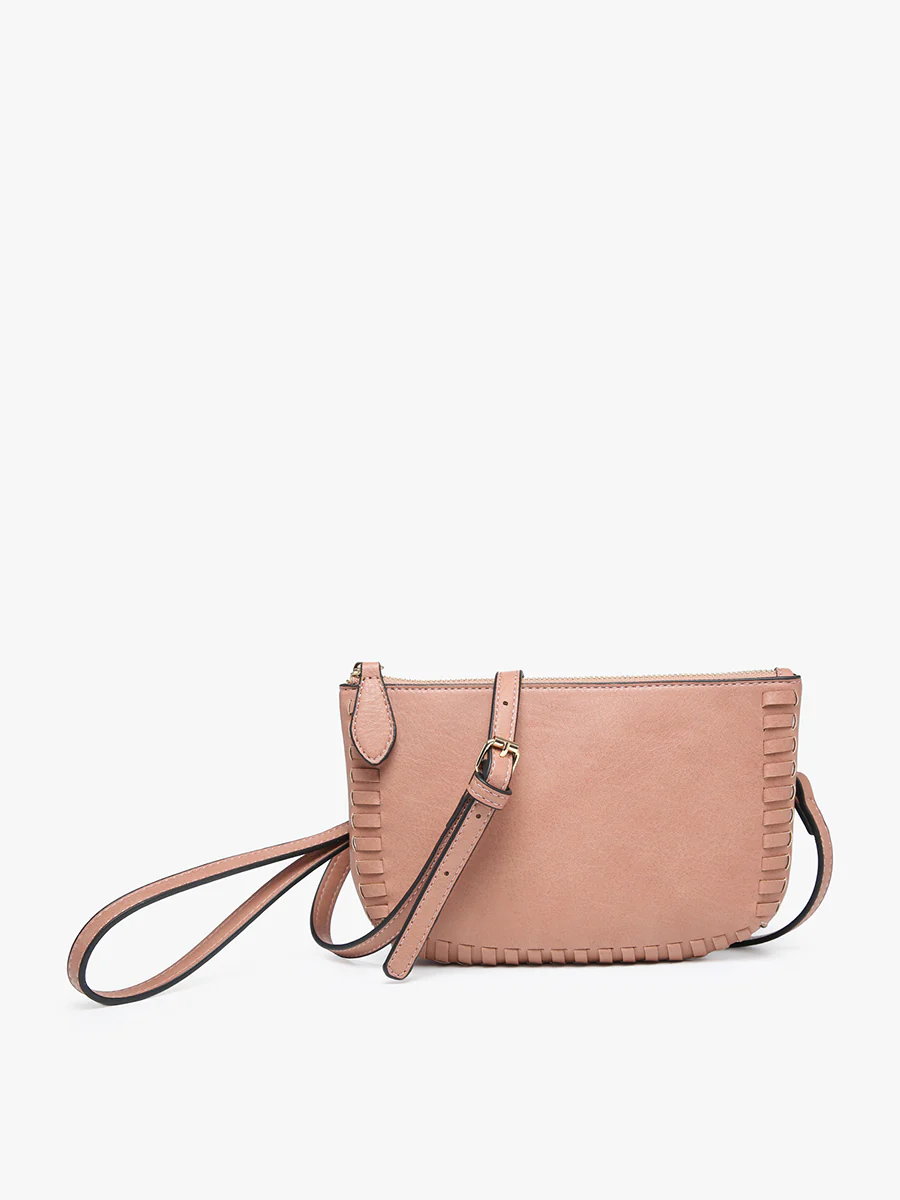 Bonnie Whipstitch Crossbody in Rosewood