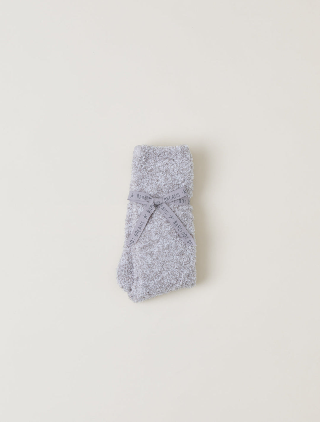 Cozy Chic Heathered Socks Slate Oyster White
