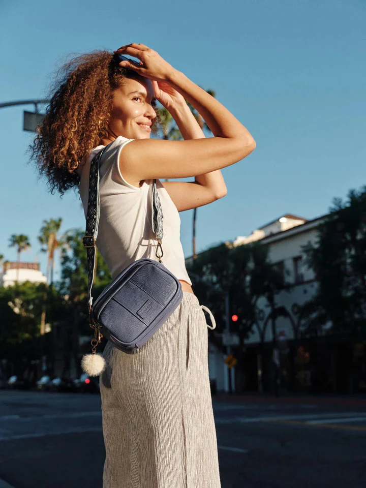 Pom Pom London Original Bag Lupin Blue
