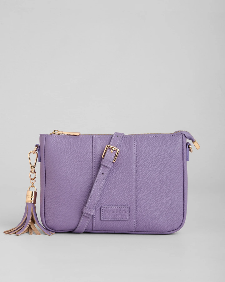 Pom Pom London City Slim Bag French Lavender
