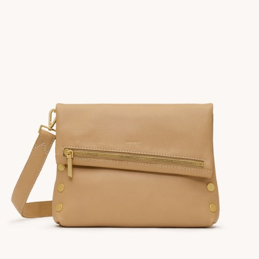 VIP Crossbody in MedToasty Sand/Brushed Gold NA
