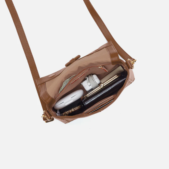 Austin Flap Crossbody Timber Brown