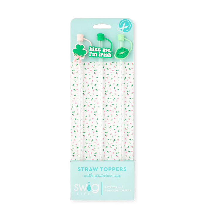 Clover Crush Straw Topper Set
