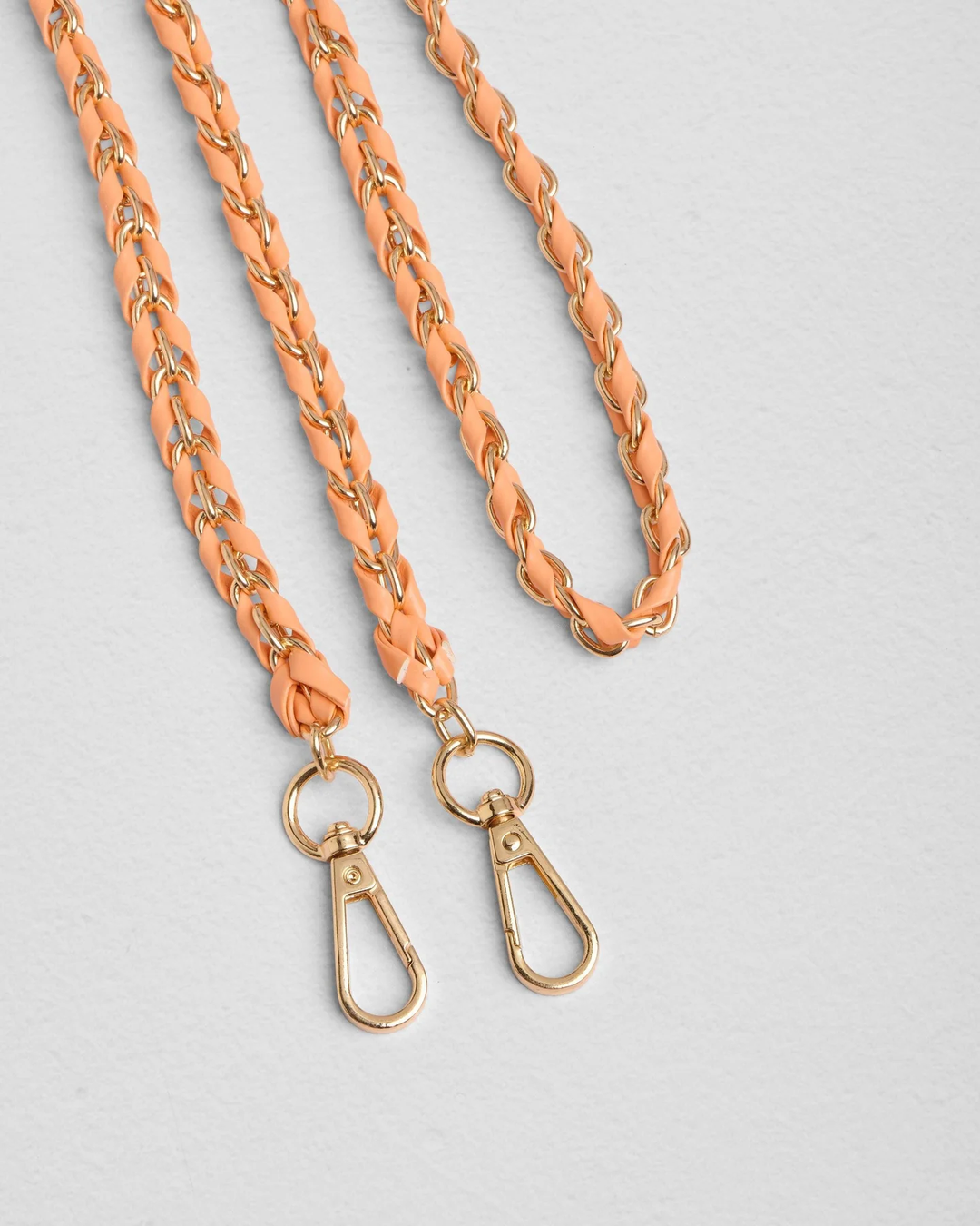 Pom Pom Strap Gold Chain Mango Tango Weave