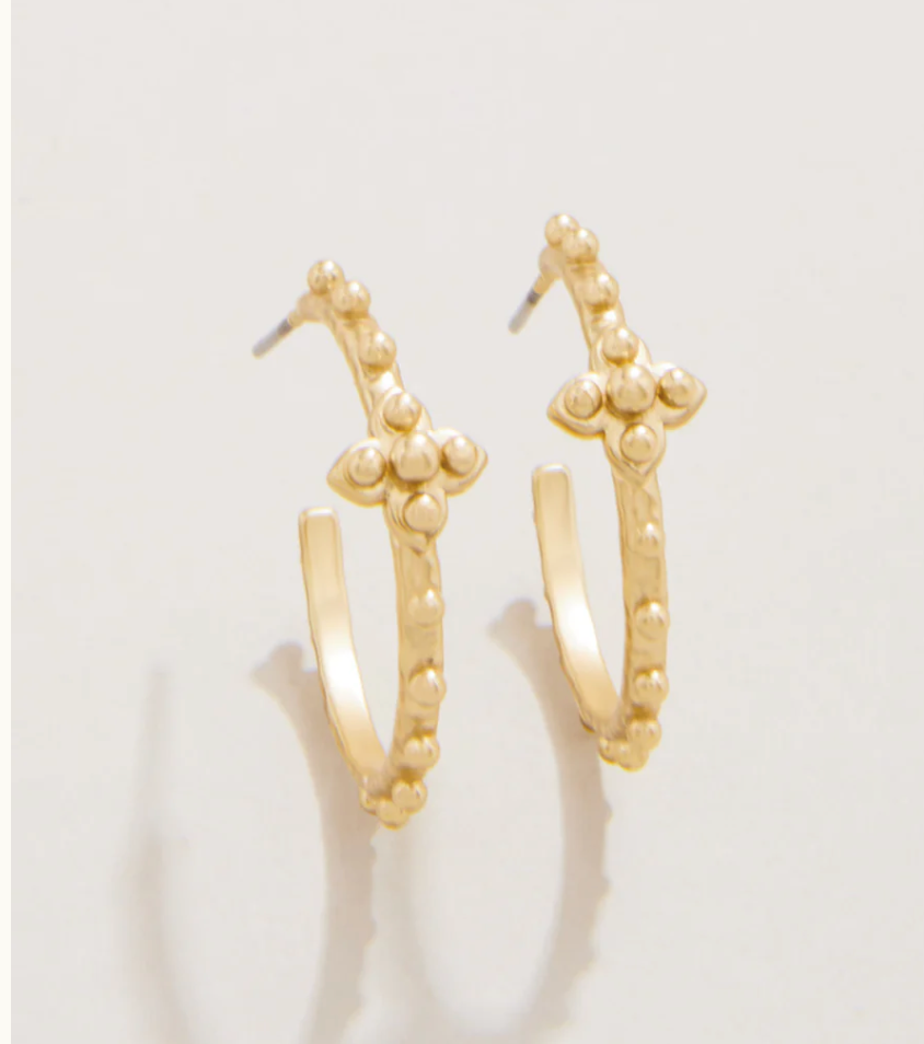 Richmond Hill Hoop Earrings 25mm Gold