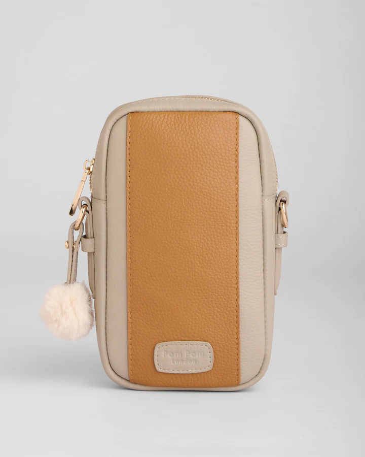 Eaton Phone  Bag Stone &amp; Maple
