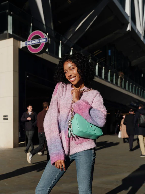 Pom Pom London City Bag Waterloo and City Line Aqua