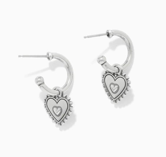 Pretty Tough Amour Heart Post Drop Earrings