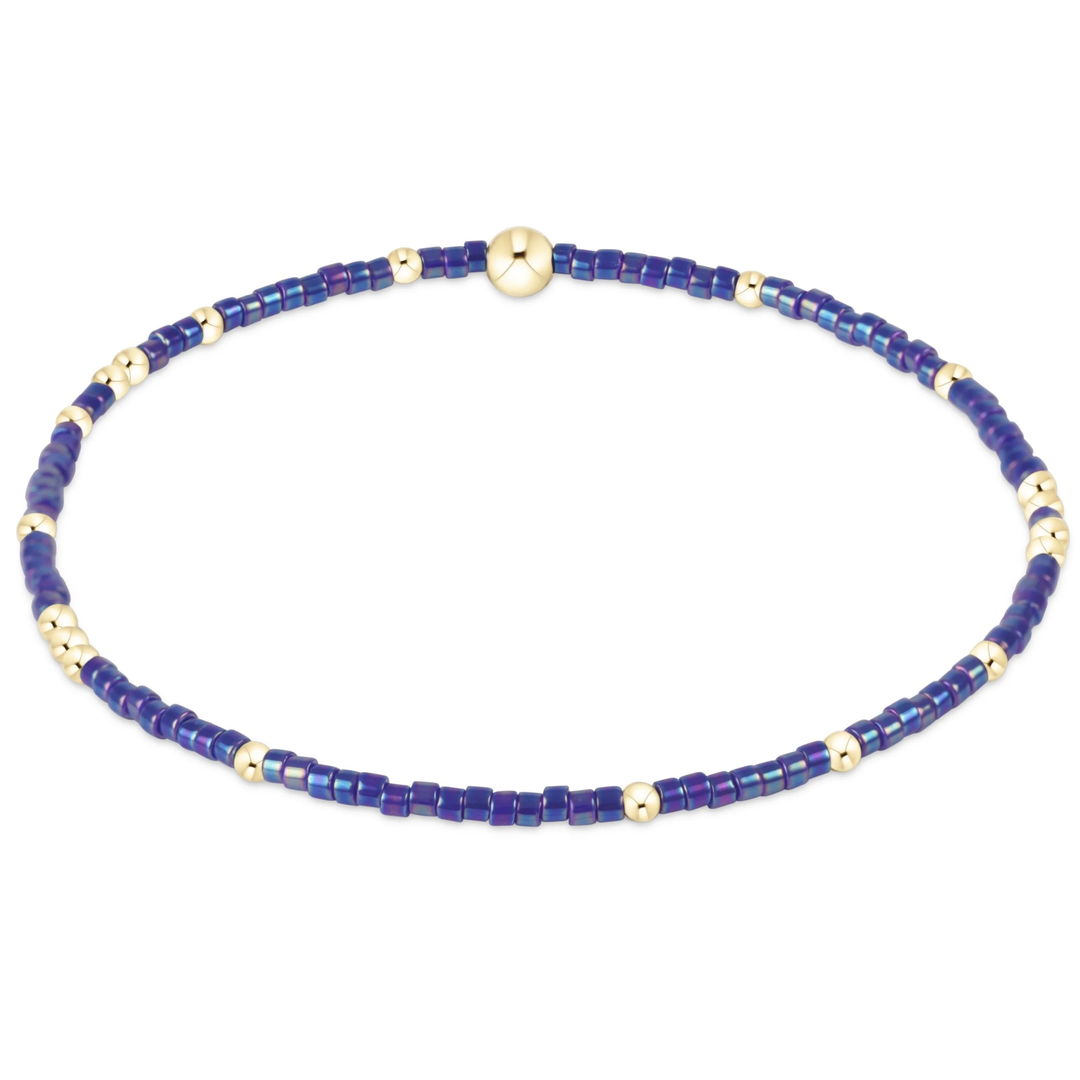 Hope Unwritten Bracelet Blue Metallic