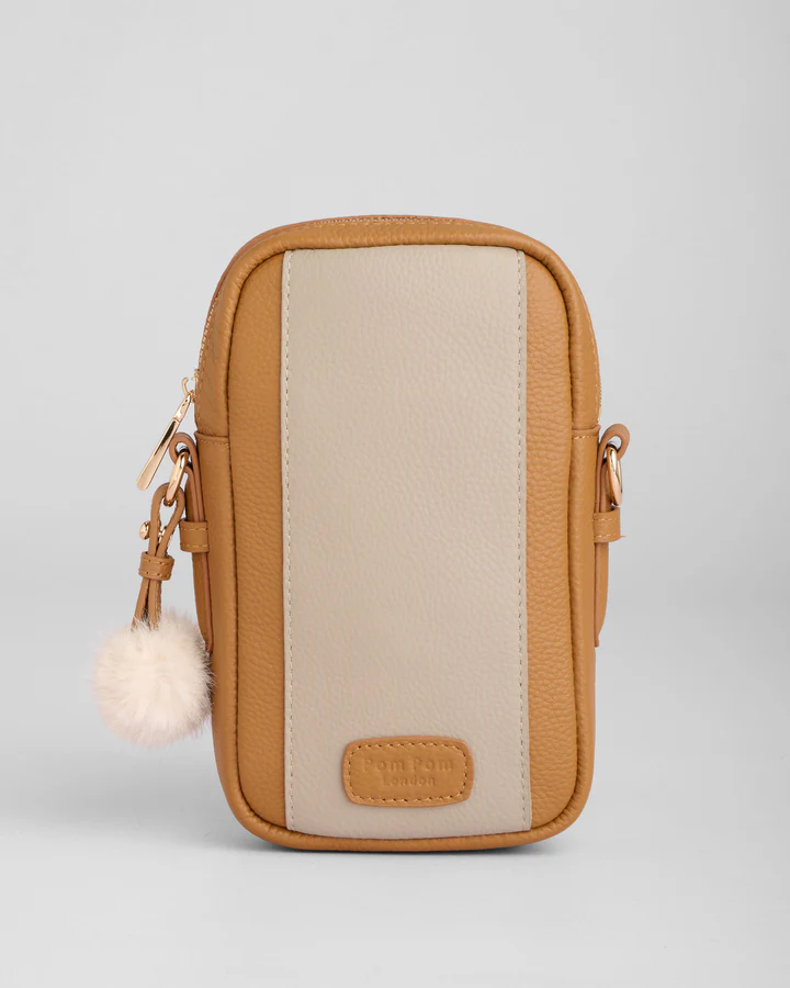 Eaton Phone  Bag Maple &amp; Stone