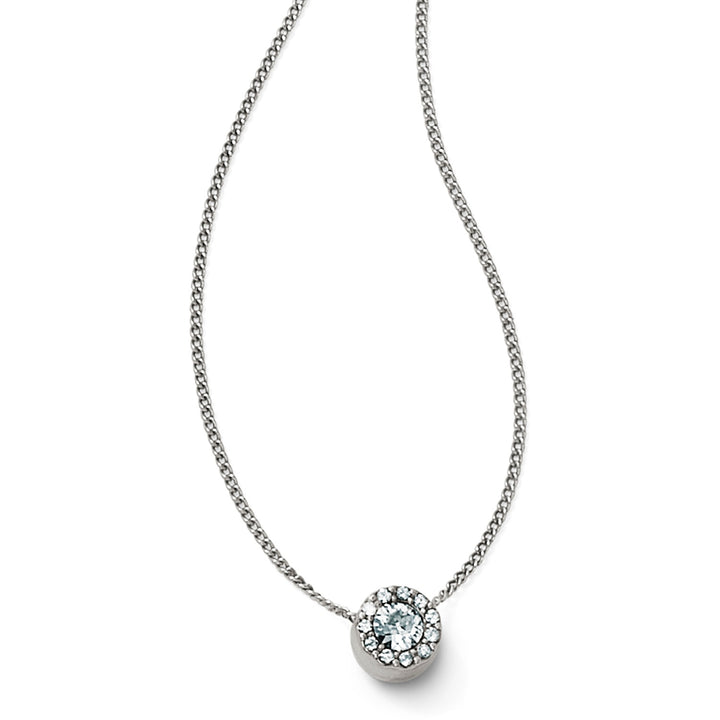 Illumina Solitaire Necklace SILVER