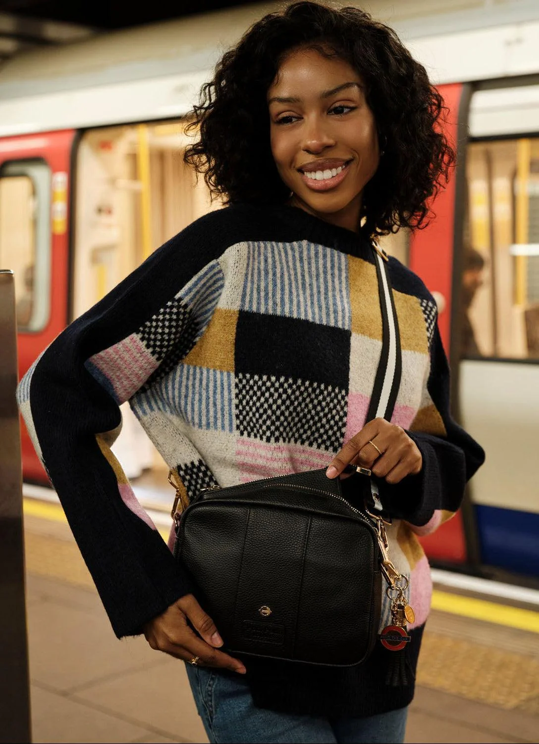 Pom Pom London City Bag Northern Line Black