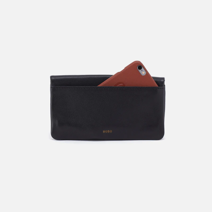 Lumen Continental Wallet in Black