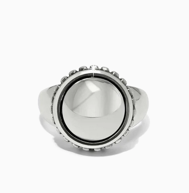 Pretty Tough Bold Stud Ring Silver 8