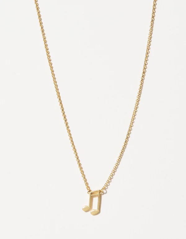 SLV Necklace 18" Music Lover/Note