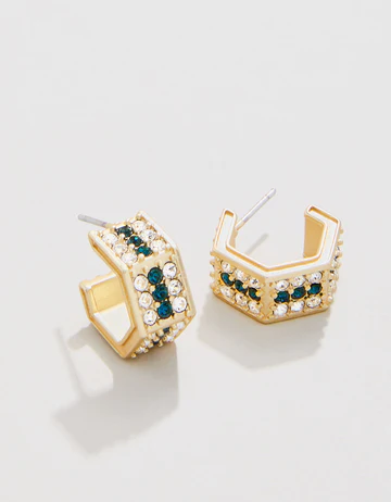 Watson Hoop Earrings Crystal