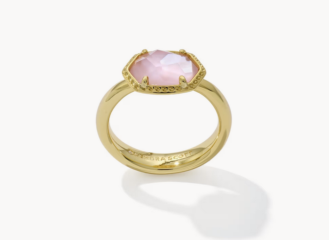 Daphne Frame Band Ring Gold